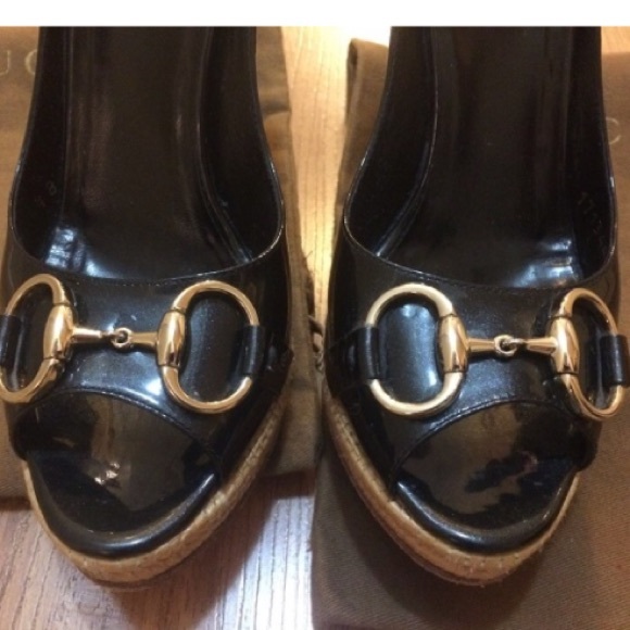 Gucci patent leather horsebit Wedge - Picture 3 of 3
